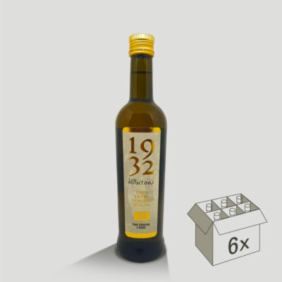 Bottiglia da 500ml di Olio Extravergine di Oliva Cultivar Taggiasca