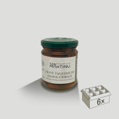 Vasetto da 180gr di Olive Taggiasche Denocciolate